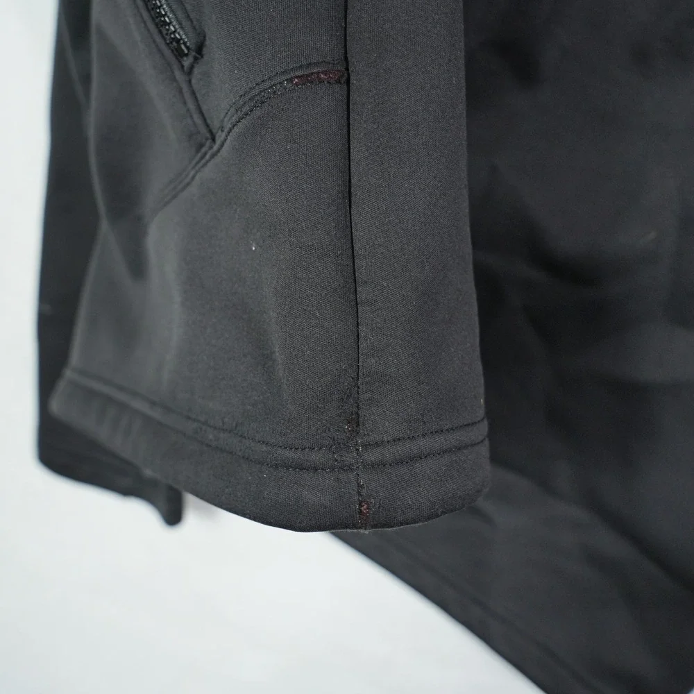 The North Face Apex Risor WindWall Softshell Hooded Jacket Mens L Black NF0A3Y34